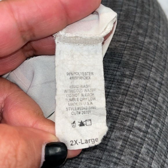 Big Bang Clothing 2X Tropical Floral Print w/ Rhinestones excellent condition - Picture 7 of 7